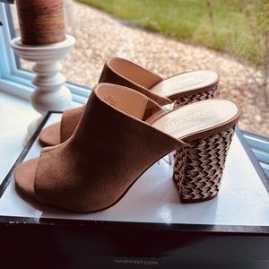 Nine West Behave Summer Sandals/Shoes, Brand New, Beige, Size 9